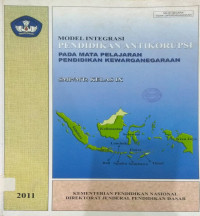 Model integrasi pendidikan antikorupsi pada mata pelajaran pendidikan kewarganegaraan SMP/MTs kelas IX
