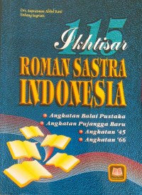 115 ikhtisar roman sastra indonesia