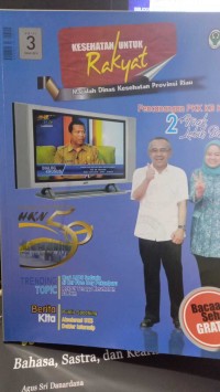 KESEHATAN UNTUK RAKYAT : Majalah Dinas Kesehatan Provinsi Riau
